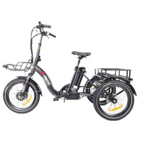 Le nouveau E-FATI TSU Tricycle Electrique En couleur Noir En Stock